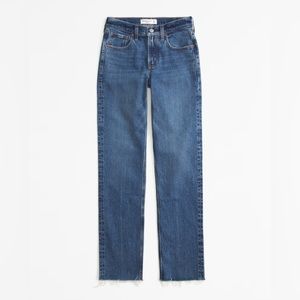 Abercrombie & Fitch mid-rise 90s straight jeans size 24